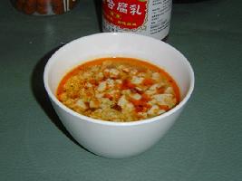 老干媽豆腐腦湯