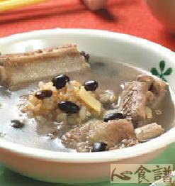 糙米黑豆排骨汤