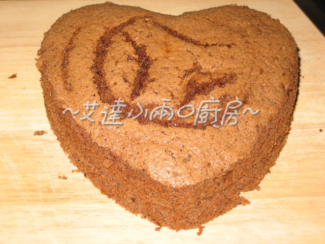 巧克力海绵蛋糕(全蛋法)