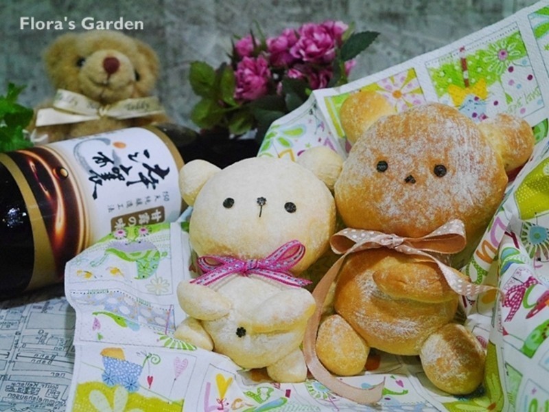 超萌--小熊面包『淬酿日式下午茶点』
