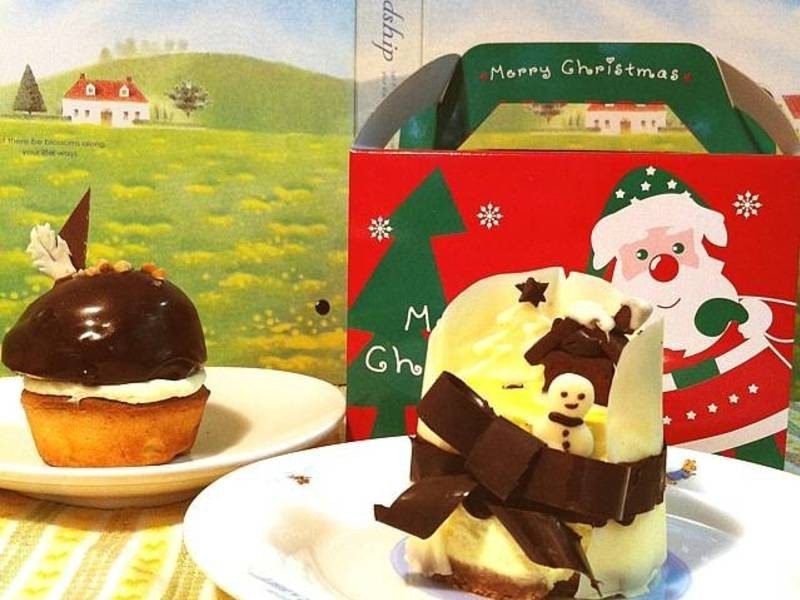 ＂柠香巧球塔＂＂白耶诞乳酪＂~甜点也要过圣诞