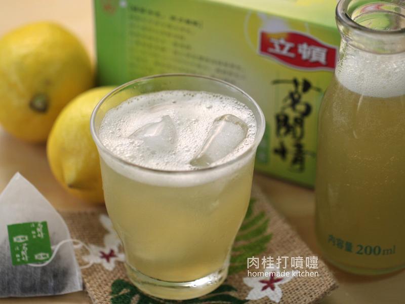 清凉蜂蜜柠檬绿茶