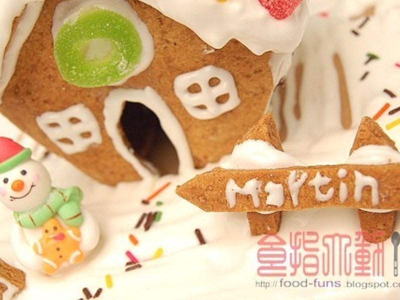 圣诞节超应景卡哇依「姜饼屋」在家自己做！