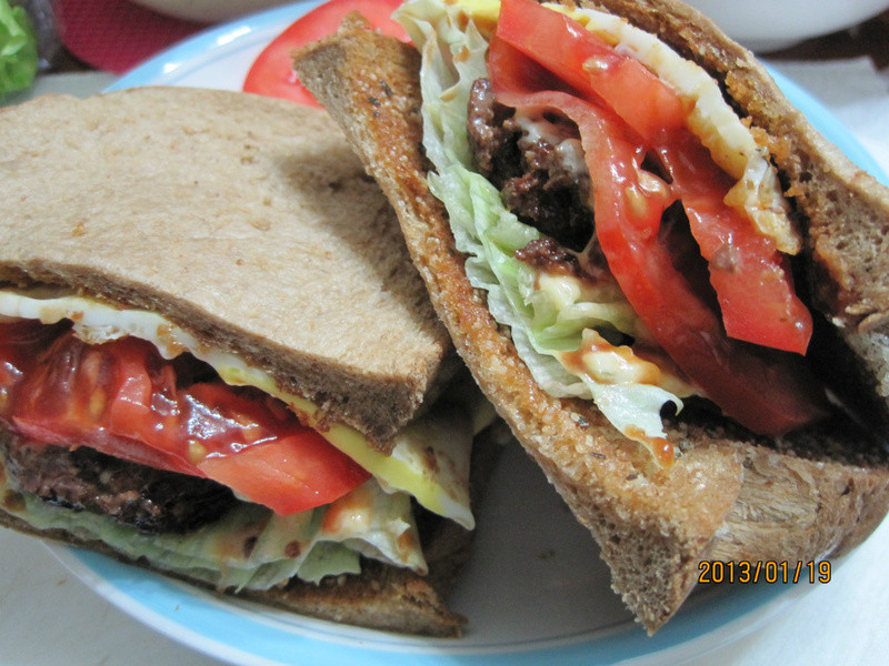 【Take a bread！创意三明治、面包早餐】牛肉蛋三明治