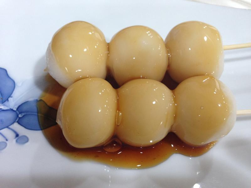 日式甜酱油豆腐白玉团子