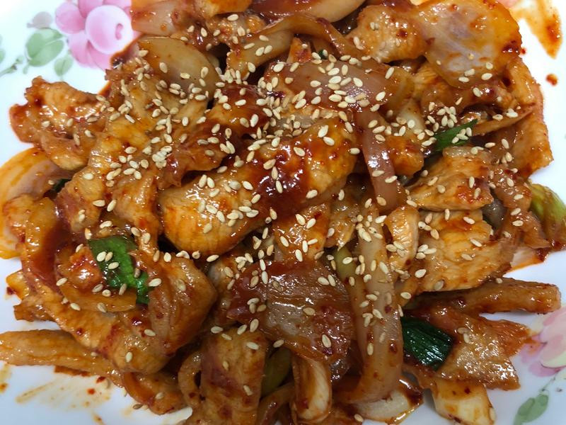 韩式辣炒猪肉
