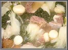 白菜马蹄猪骨汤