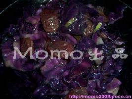 腊肠紫椰菜