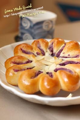 紫薯面包花儿
