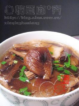 茶树菇炖肉