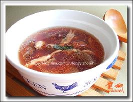 红菇蛏干汤