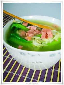 青菜虾皮汤