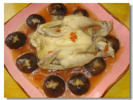 电饭锅香菇炖鸡