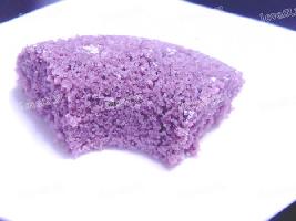 无油少糖的紫薯松糕