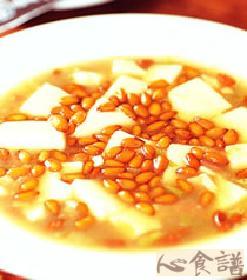 松子火腿豆腐