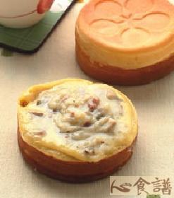蘑菇白酱车轮饼