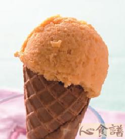 热带水果冰淇淋