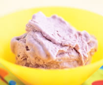 蓝莓优格冰淇淋