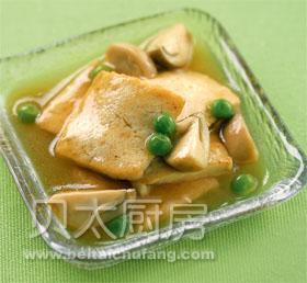 草菇豆腐