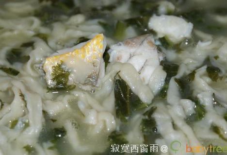 黄鱼煨面