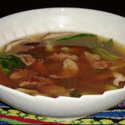 鸭肝菜心汤