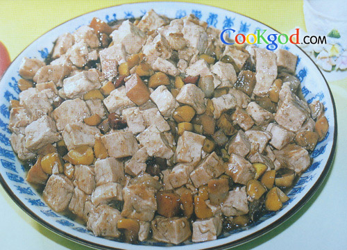 栗豆腐