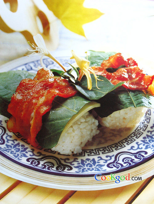 烟肉芝士饭团