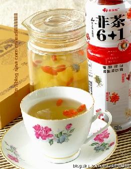 菊花枸杞水果茶
