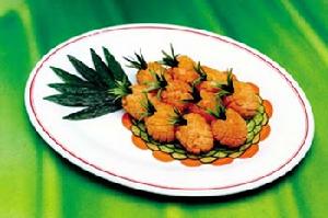 虾蟹菠萝