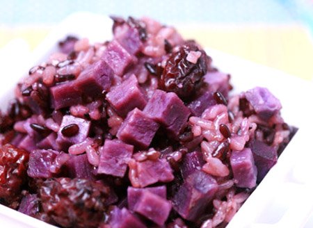紫薯红枣饭