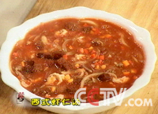 西式虾仁汤