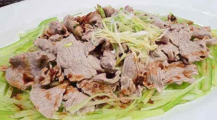 白灼牛肉