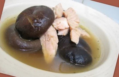 三文鱼香菇味增汤