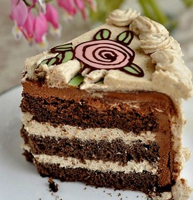 巧克力栗子奶油蛋糕