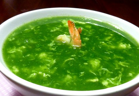碧绿海鲜汤