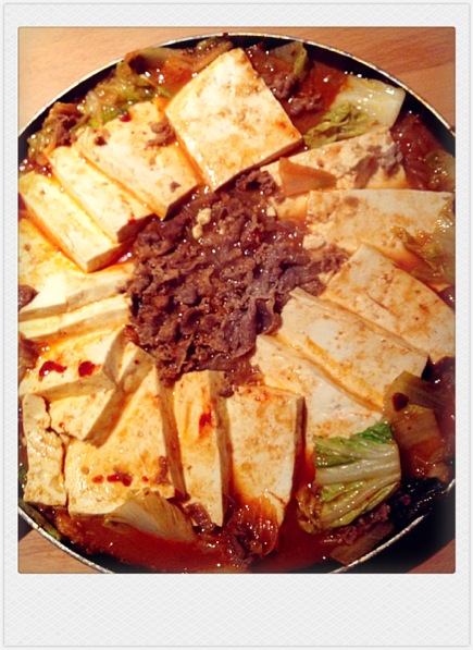 韩国泡菜牛肉锅