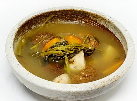 西洋菜芋艿煲猴头菇