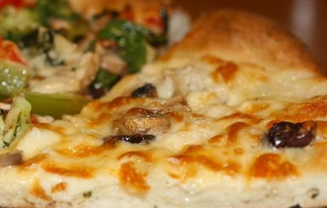 蘑菇橄榄蛤蜊披萨