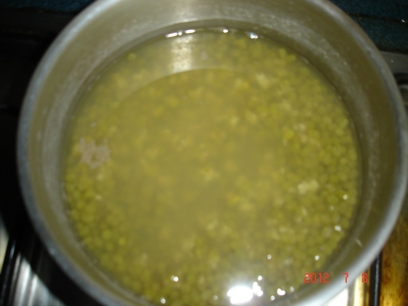 快速烧煮绿豆汤
