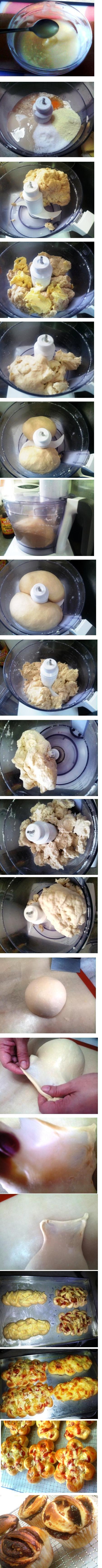 甜面包胚 - 汤种法（食物调理机系列）