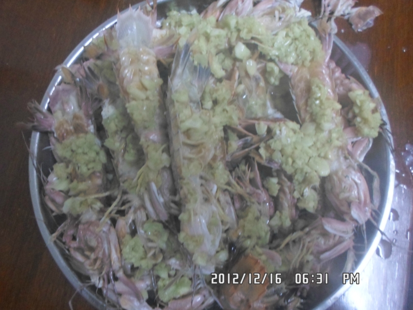 蒜蓉清蒸皮皮虾