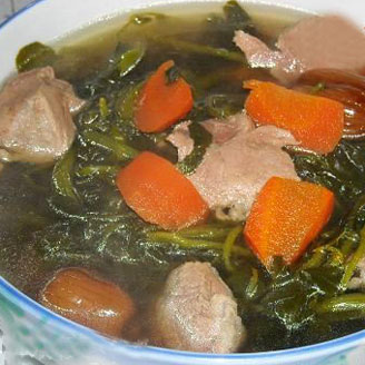 猪舌西洋菜汤