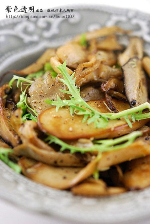 黑椒香草烤蘑菇