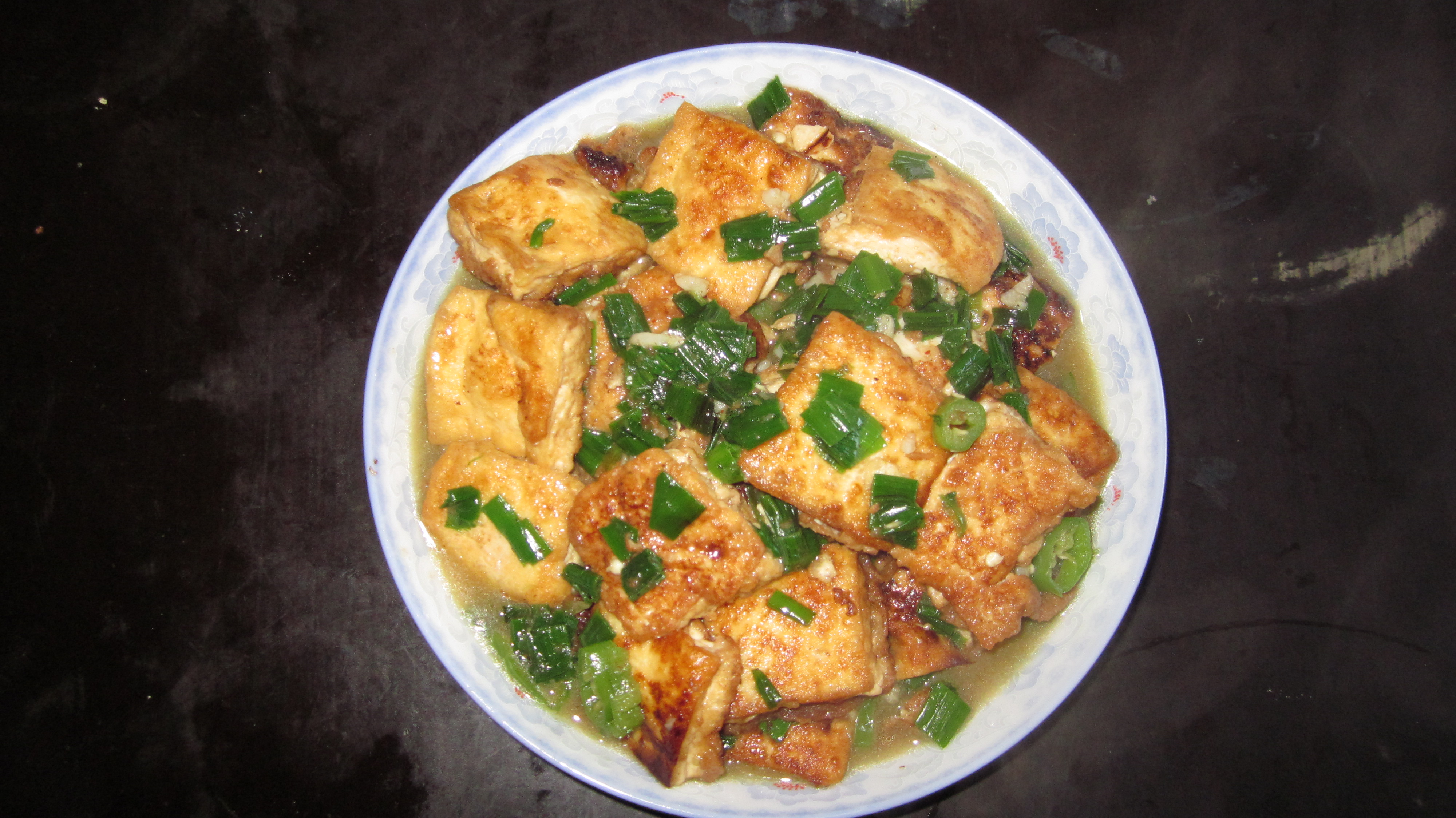【当和】家常烧豆腐，简单易做味道好，特别下饭_哔哩哔哩_bilibili