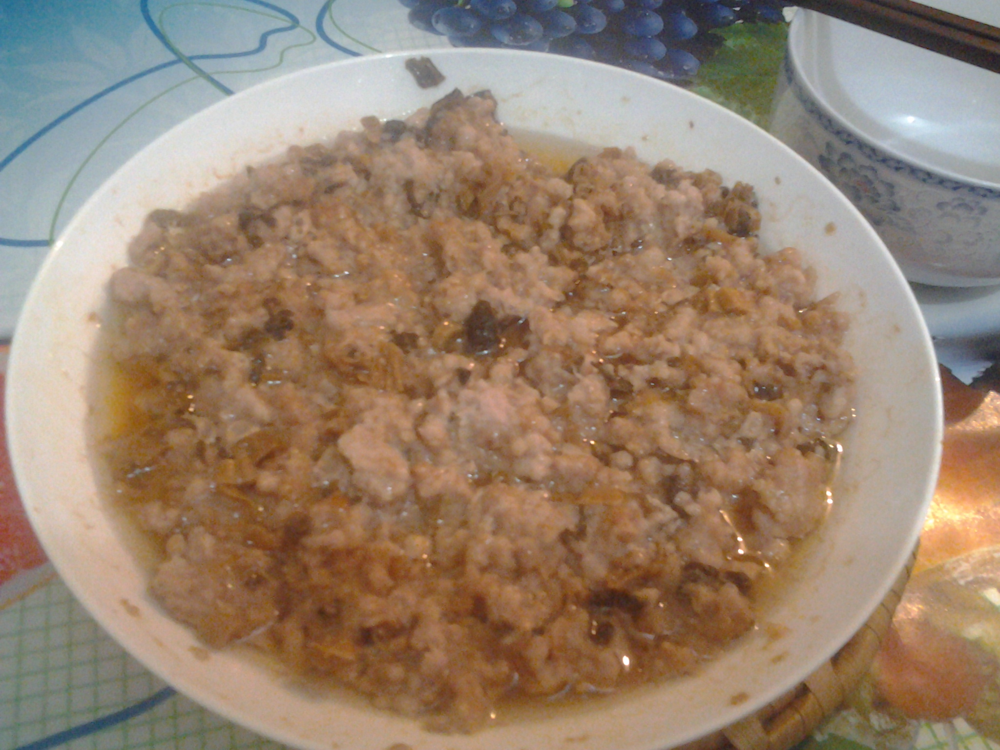外婆菜蒸肉饼的方法技巧，嫩滑开胃，一餐多吃3碗米饭#外婆菜_哔哩哔哩_bilibili