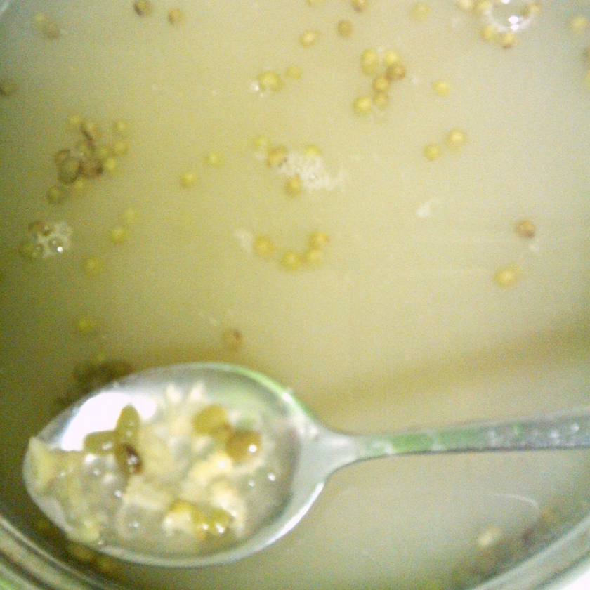 冰糖小西米绿豆汤
