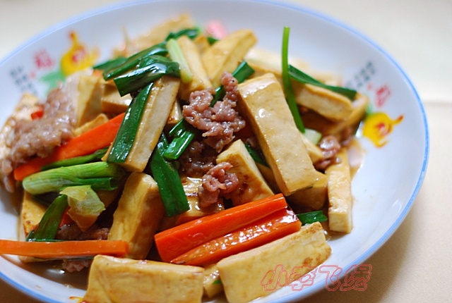 客家豆干煮猪肉