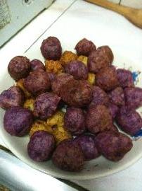 炸紫薯球