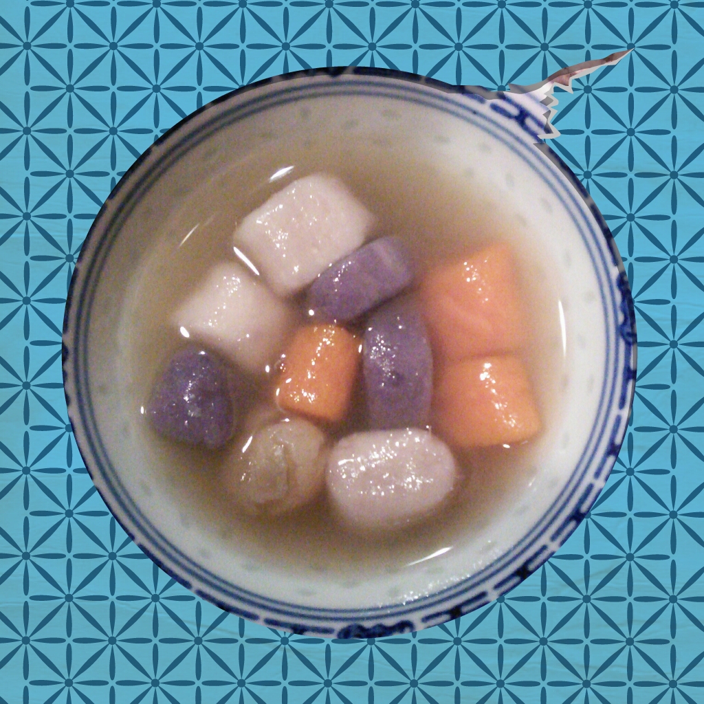 芋头番薯粉圆甜汤