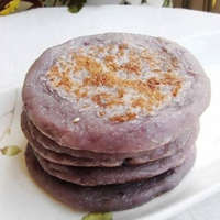 紫薯红糖饼